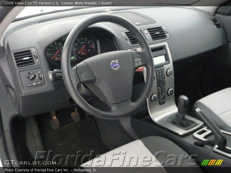 Cosmic White Metallic / Quartz 2008 Volvo C30 T5 Version 2.0