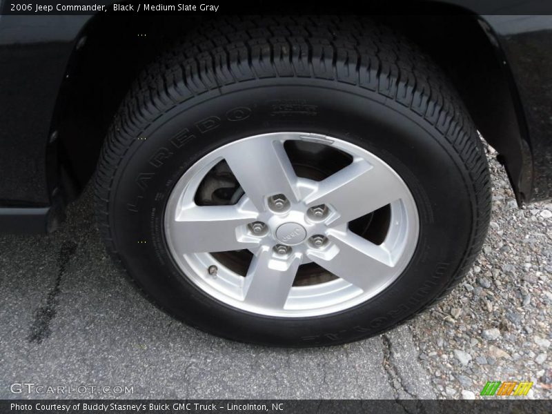 Black / Medium Slate Gray 2006 Jeep Commander