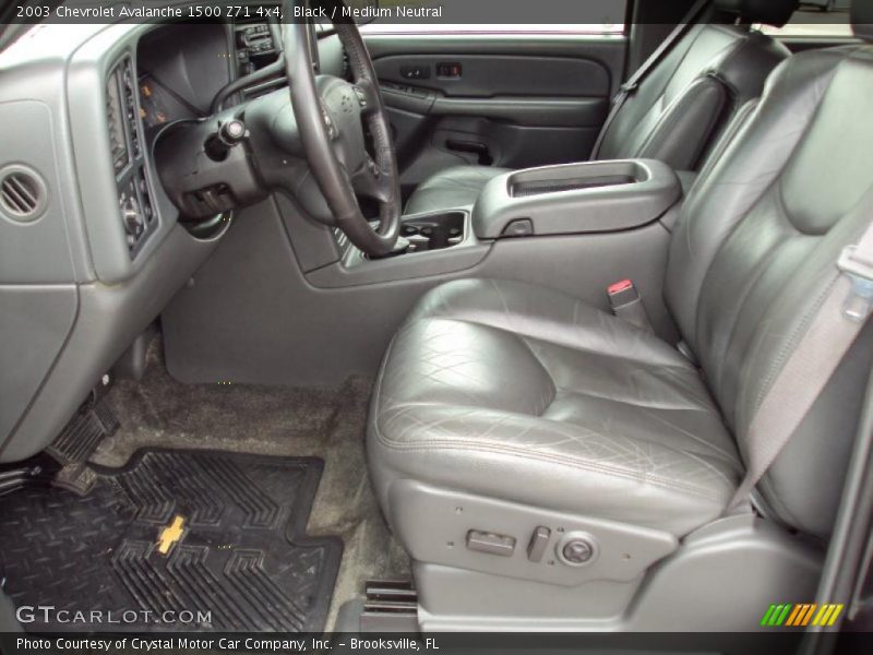 Black / Medium Neutral 2003 Chevrolet Avalanche 1500 Z71 4x4