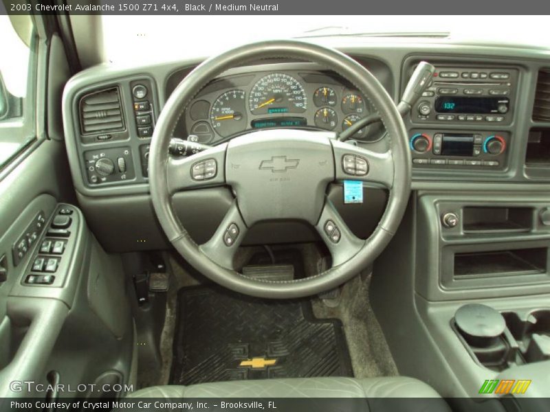 Black / Medium Neutral 2003 Chevrolet Avalanche 1500 Z71 4x4