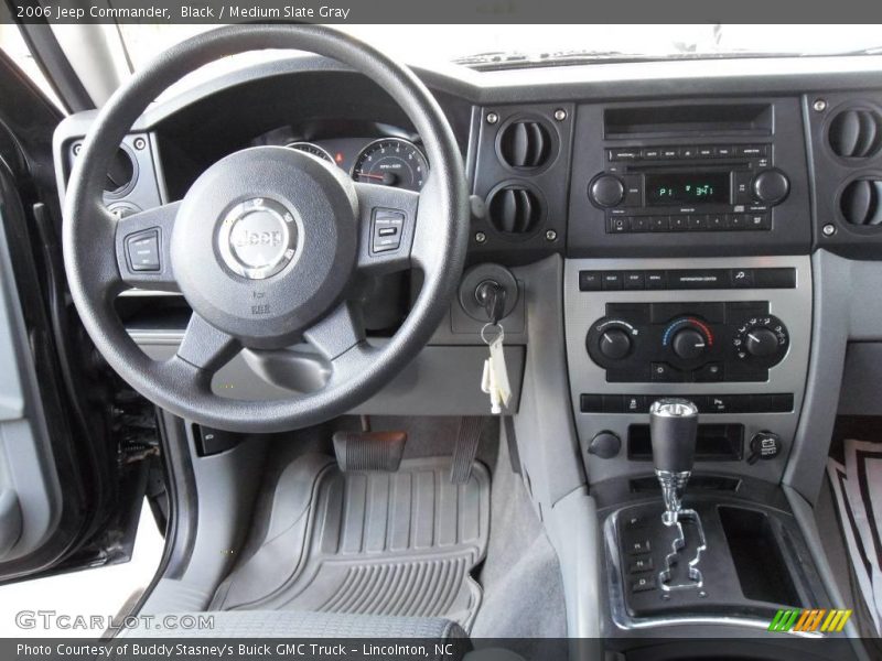 Black / Medium Slate Gray 2006 Jeep Commander