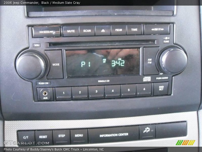 Black / Medium Slate Gray 2006 Jeep Commander