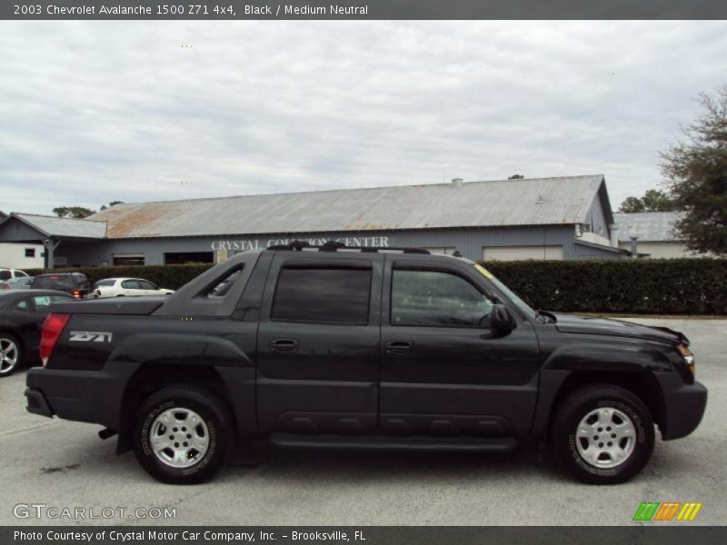 Black / Medium Neutral 2003 Chevrolet Avalanche 1500 Z71 4x4