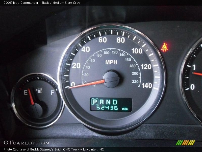 Black / Medium Slate Gray 2006 Jeep Commander