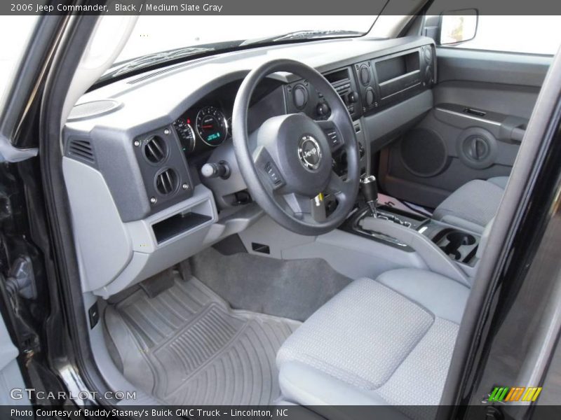 Black / Medium Slate Gray 2006 Jeep Commander
