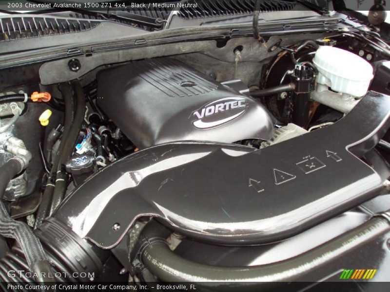 Black / Medium Neutral 2003 Chevrolet Avalanche 1500 Z71 4x4
