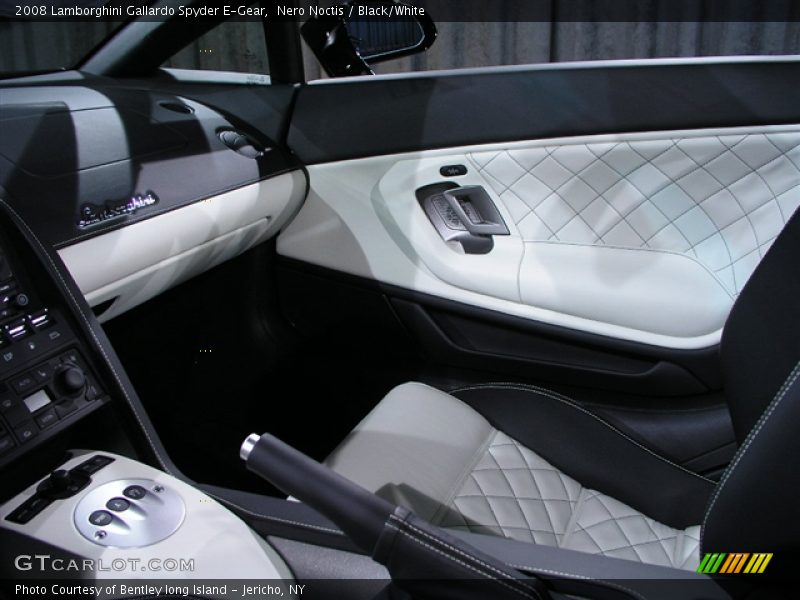 Nero Noctis / Black/White 2008 Lamborghini Gallardo Spyder E-Gear