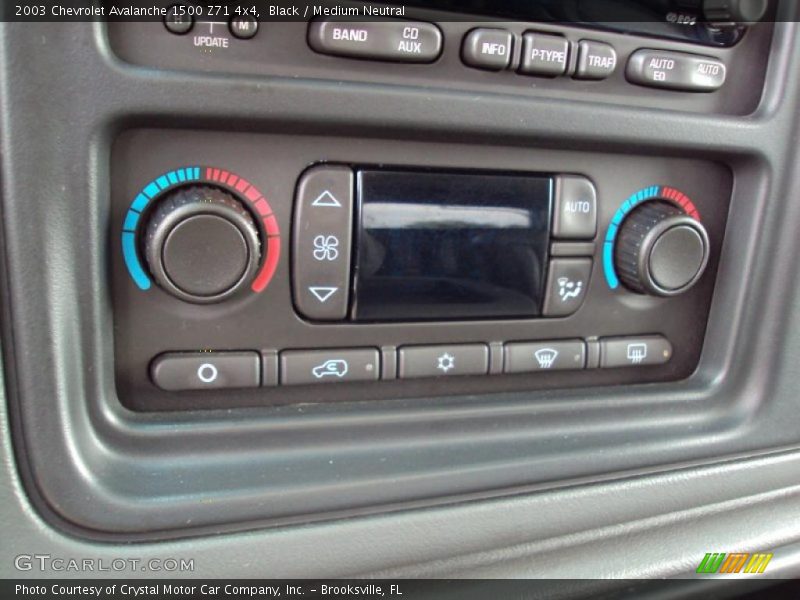 Black / Medium Neutral 2003 Chevrolet Avalanche 1500 Z71 4x4