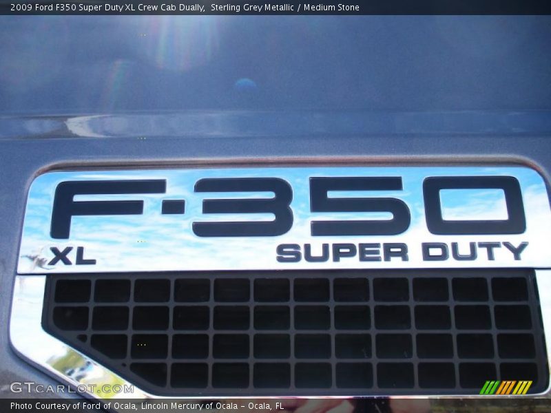 Sterling Grey Metallic / Medium Stone 2009 Ford F350 Super Duty XL Crew Cab Dually