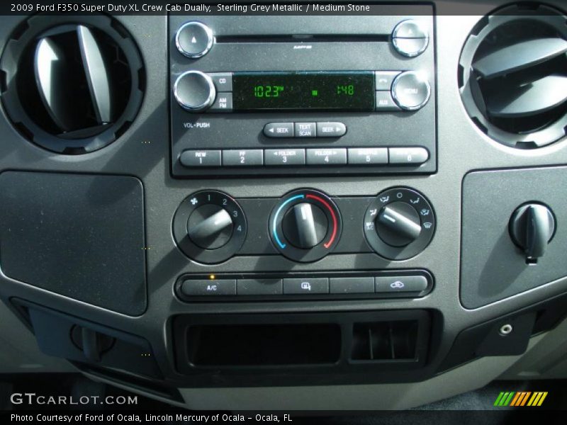 Sterling Grey Metallic / Medium Stone 2009 Ford F350 Super Duty XL Crew Cab Dually