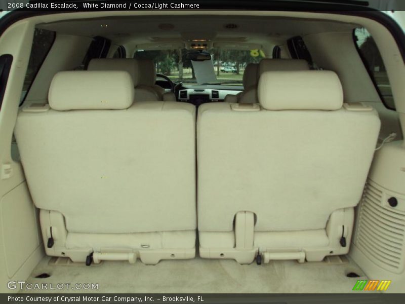 White Diamond / Cocoa/Light Cashmere 2008 Cadillac Escalade