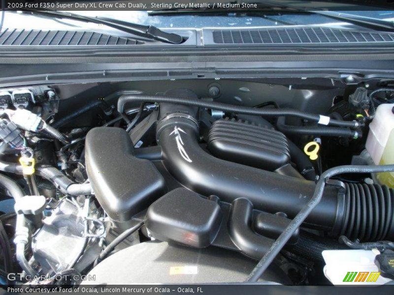 Sterling Grey Metallic / Medium Stone 2009 Ford F350 Super Duty XL Crew Cab Dually