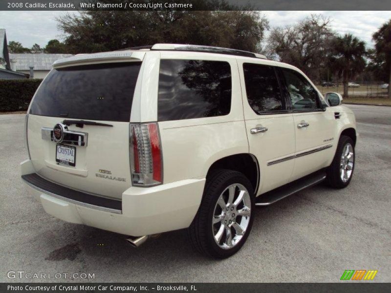 White Diamond / Cocoa/Light Cashmere 2008 Cadillac Escalade
