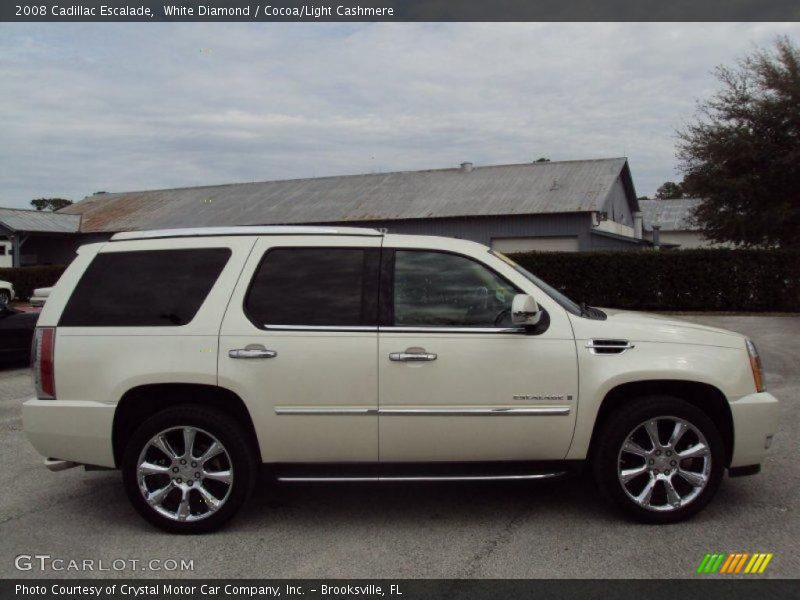 White Diamond / Cocoa/Light Cashmere 2008 Cadillac Escalade