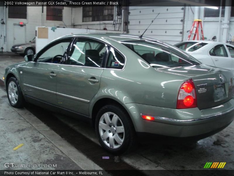 Fresco Green Metallic / Black 2002 Volkswagen Passat GLX Sedan