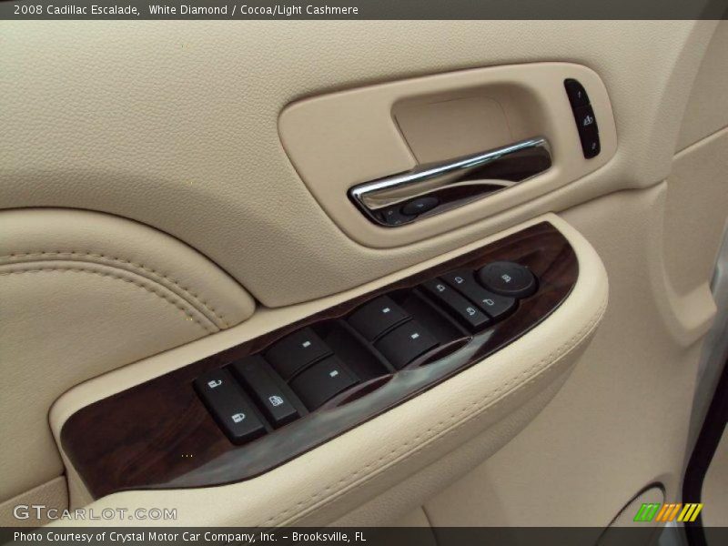 White Diamond / Cocoa/Light Cashmere 2008 Cadillac Escalade