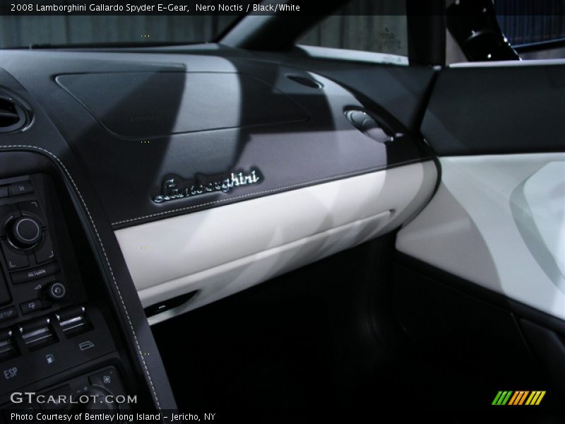 Nero Noctis / Black/White 2008 Lamborghini Gallardo Spyder E-Gear