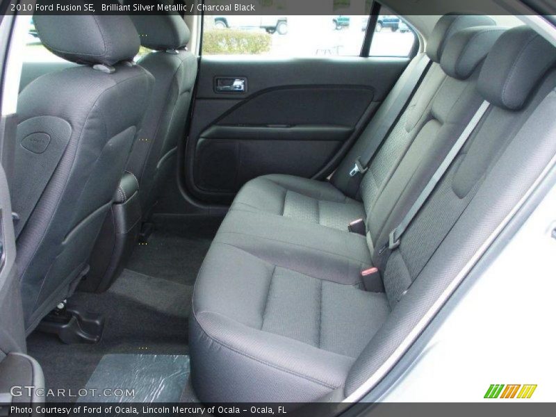 Brilliant Silver Metallic / Charcoal Black 2010 Ford Fusion SE