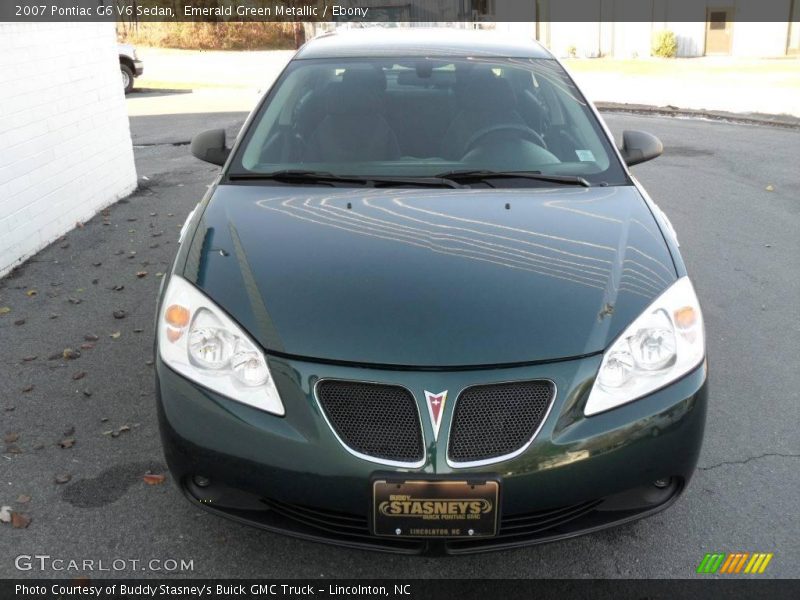 Emerald Green Metallic / Ebony 2007 Pontiac G6 V6 Sedan