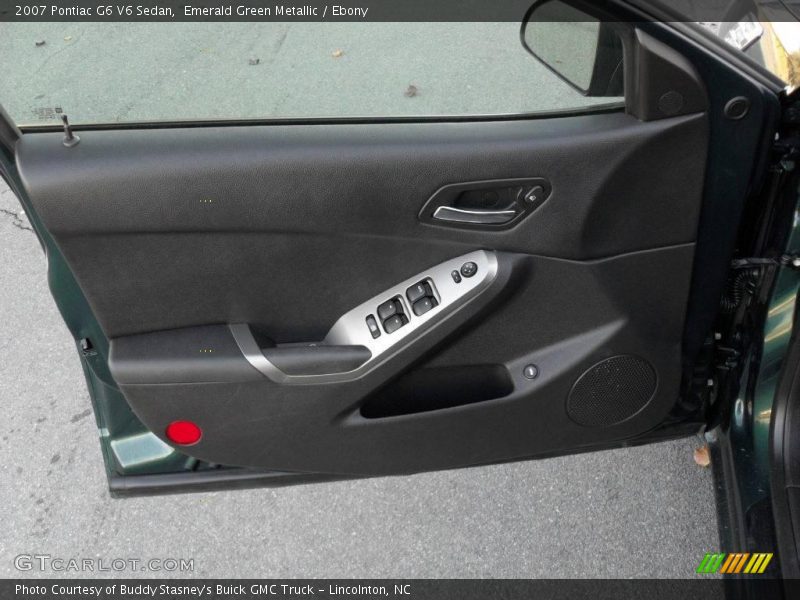 Emerald Green Metallic / Ebony 2007 Pontiac G6 V6 Sedan