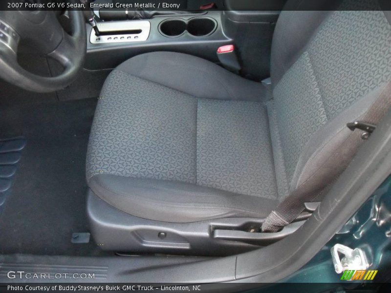 Emerald Green Metallic / Ebony 2007 Pontiac G6 V6 Sedan