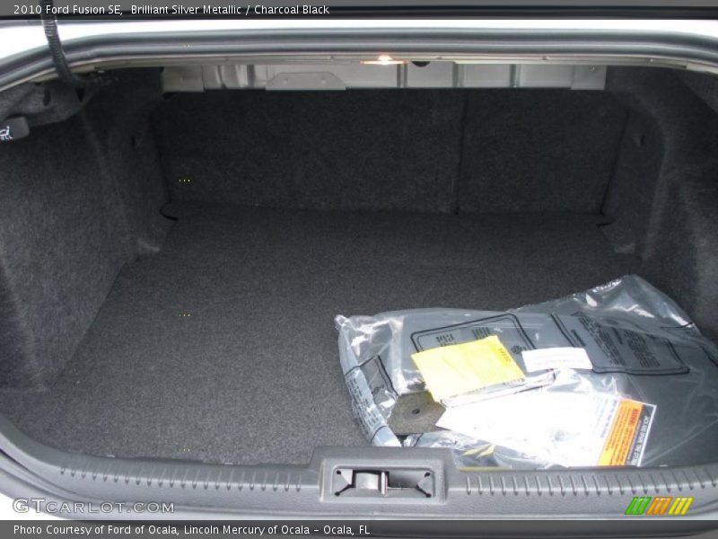 Brilliant Silver Metallic / Charcoal Black 2010 Ford Fusion SE