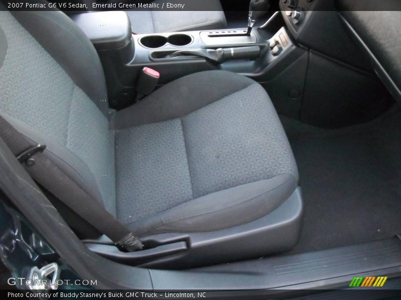 Emerald Green Metallic / Ebony 2007 Pontiac G6 V6 Sedan