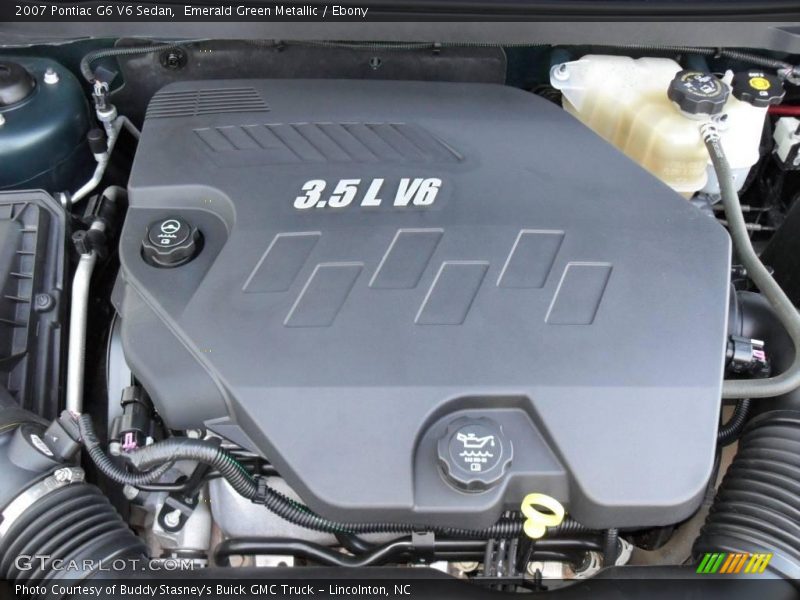 Emerald Green Metallic / Ebony 2007 Pontiac G6 V6 Sedan