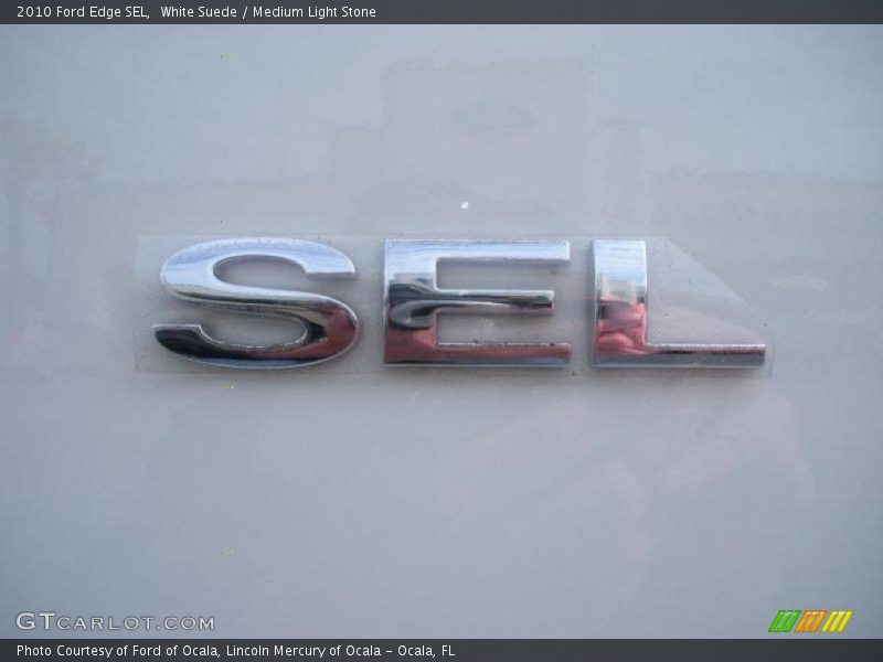 White Suede / Medium Light Stone 2010 Ford Edge SEL
