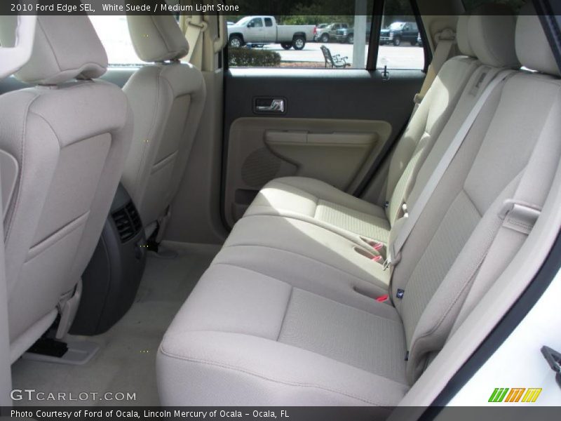 White Suede / Medium Light Stone 2010 Ford Edge SEL