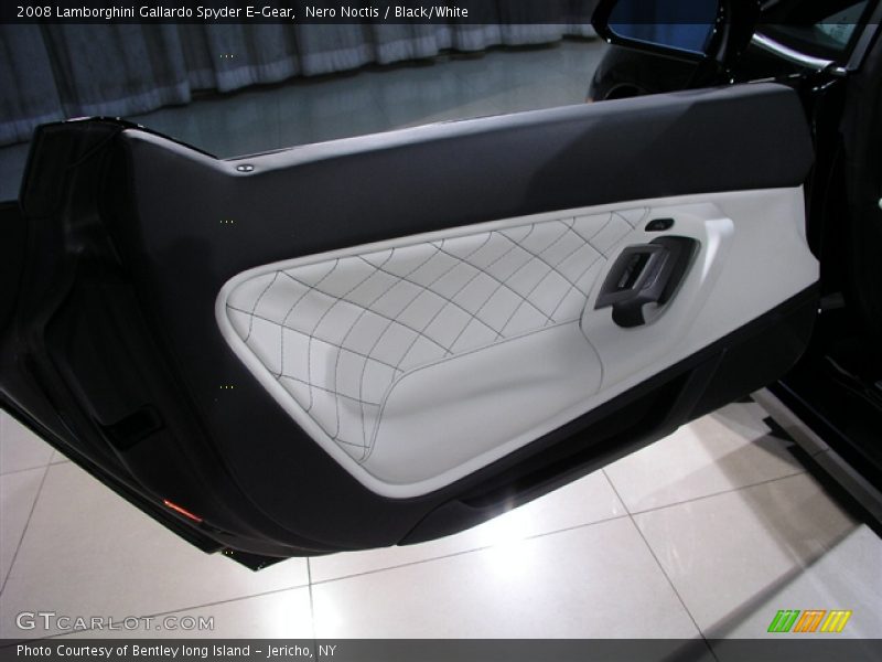 Nero Noctis / Black/White 2008 Lamborghini Gallardo Spyder E-Gear