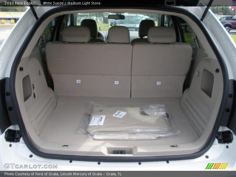 White Suede / Medium Light Stone 2010 Ford Edge SEL