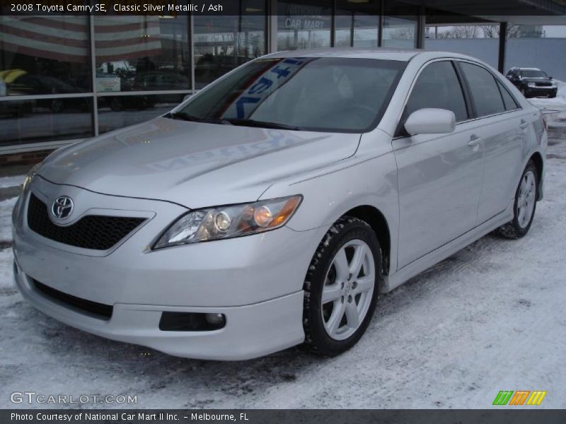 Classic Silver Metallic / Ash 2008 Toyota Camry SE