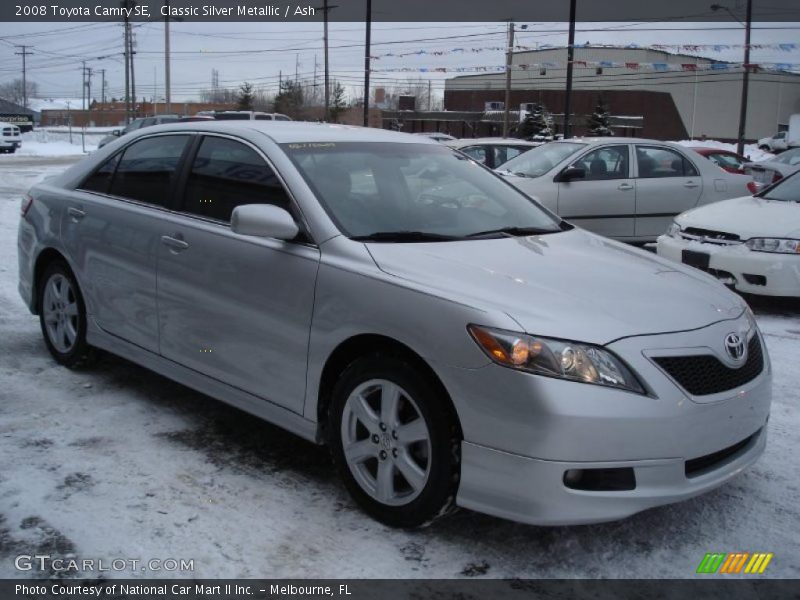 Classic Silver Metallic / Ash 2008 Toyota Camry SE
