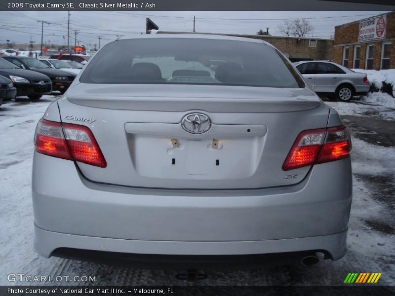 Classic Silver Metallic / Ash 2008 Toyota Camry SE