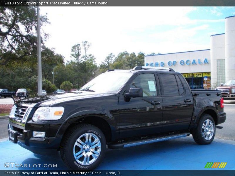 Black / Camel/Sand 2010 Ford Explorer Sport Trac Limited