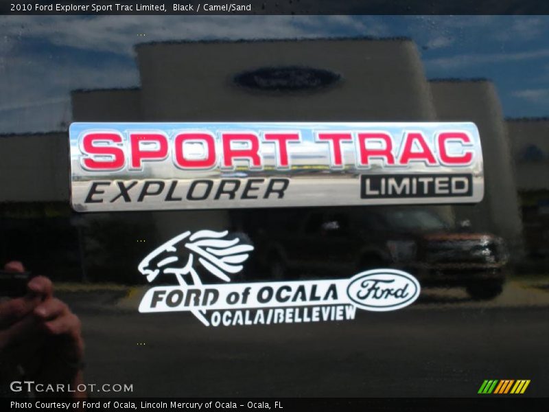Black / Camel/Sand 2010 Ford Explorer Sport Trac Limited