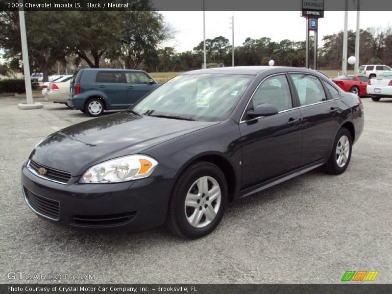 Black / Neutral 2009 Chevrolet Impala LS