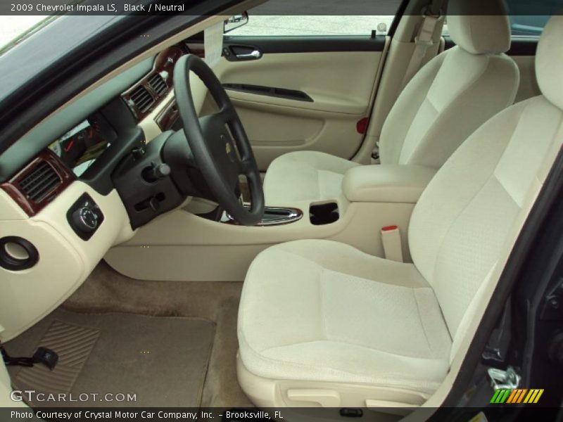 Black / Neutral 2009 Chevrolet Impala LS
