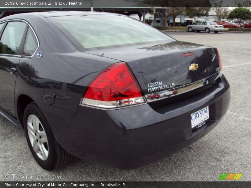 Black / Neutral 2009 Chevrolet Impala LS