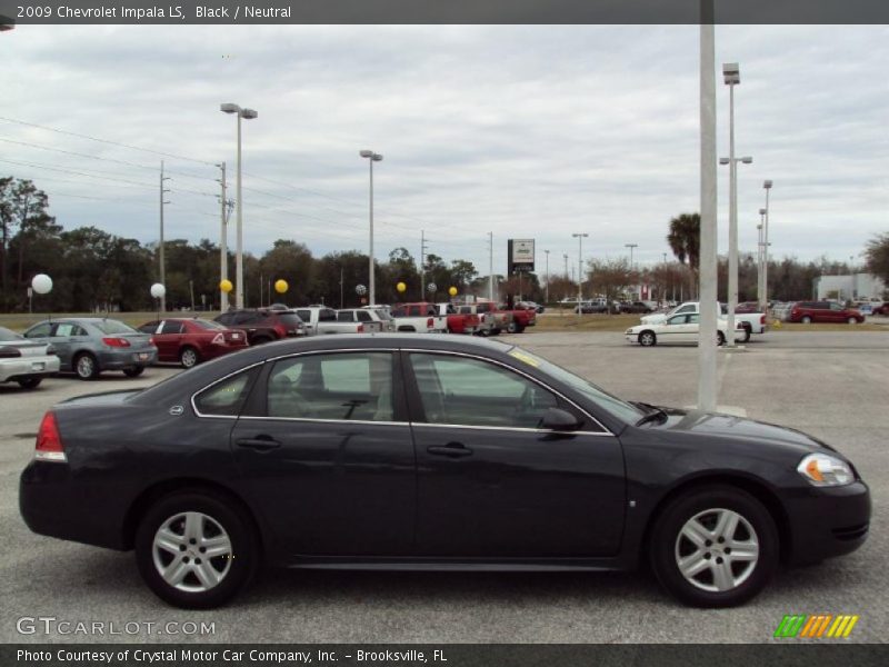 Black / Neutral 2009 Chevrolet Impala LS