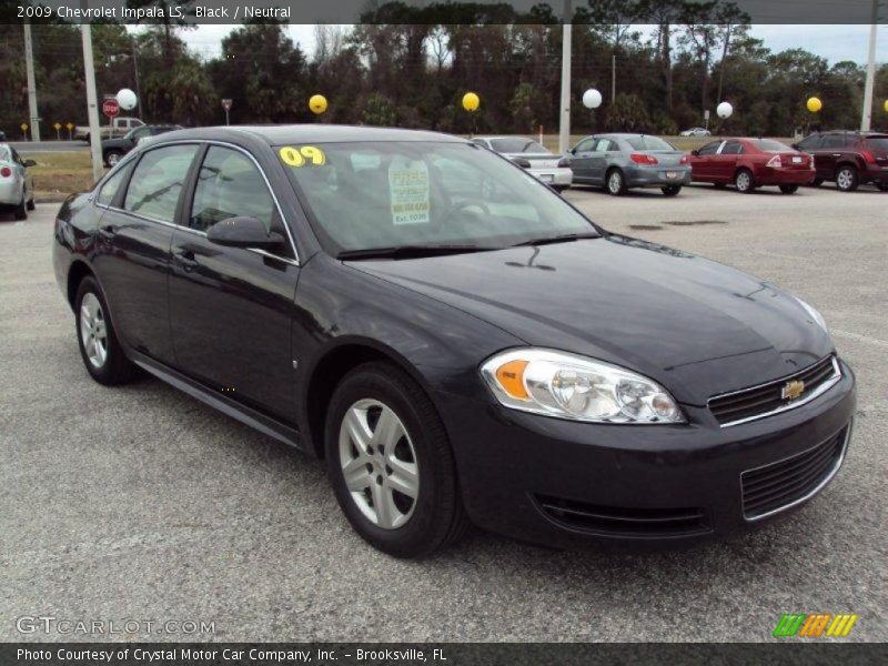 Black / Neutral 2009 Chevrolet Impala LS