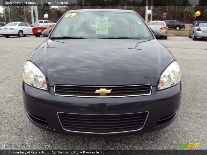 Black / Neutral 2009 Chevrolet Impala LS