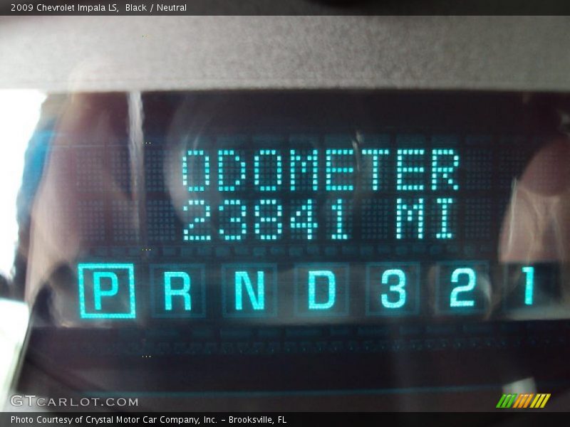 Black / Neutral 2009 Chevrolet Impala LS