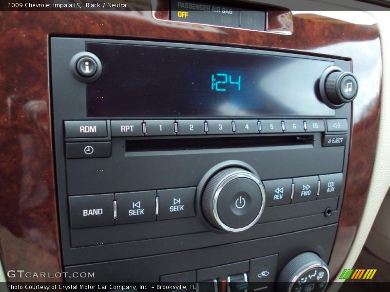 Black / Neutral 2009 Chevrolet Impala LS