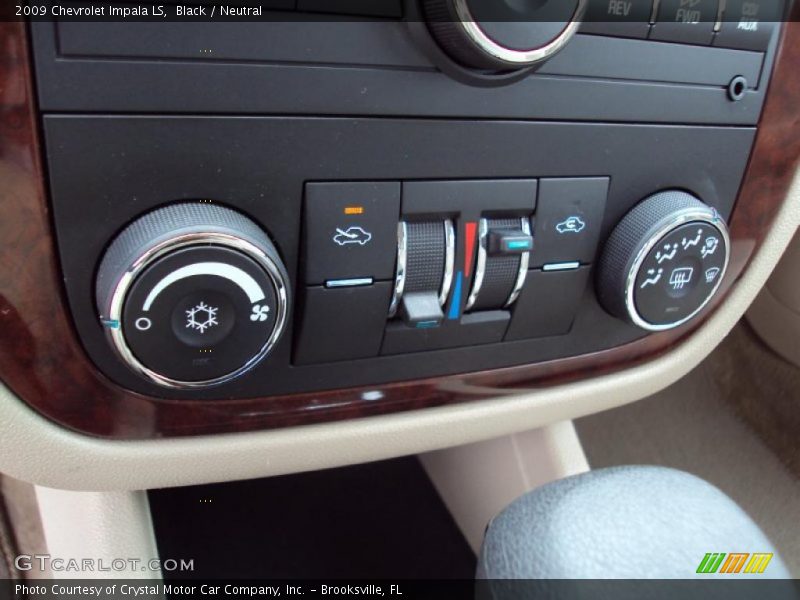 Black / Neutral 2009 Chevrolet Impala LS