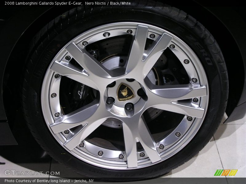 Nero Noctis / Black/White 2008 Lamborghini Gallardo Spyder E-Gear