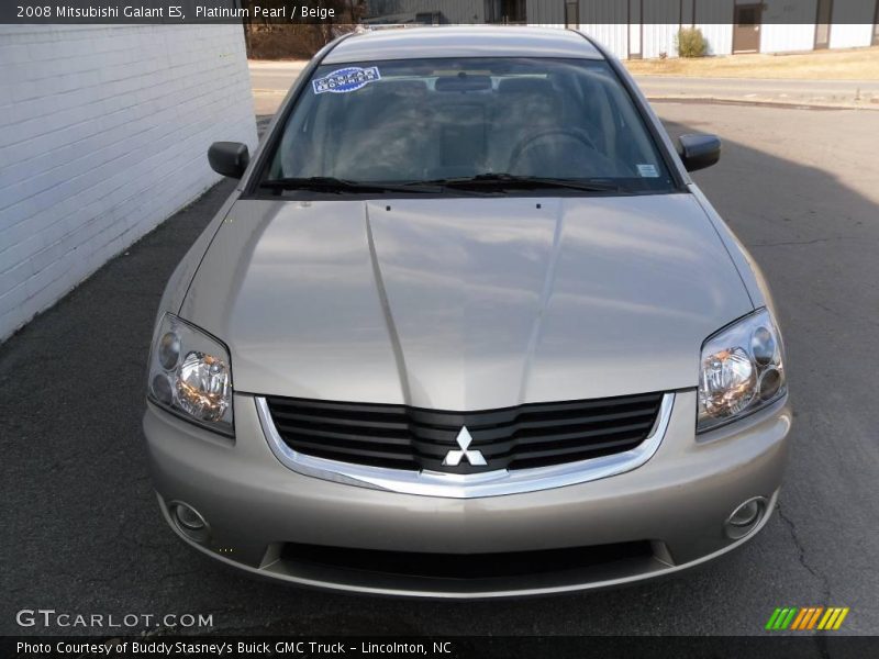 Platinum Pearl / Beige 2008 Mitsubishi Galant ES