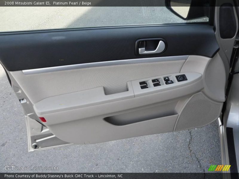 Platinum Pearl / Beige 2008 Mitsubishi Galant ES