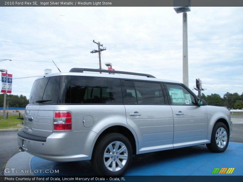Ingot Silver Metallic / Medium Light Stone 2010 Ford Flex SE